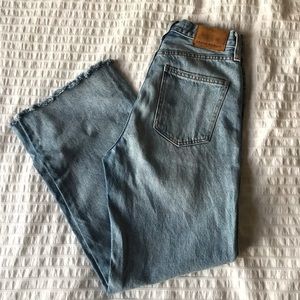 Aritzia Denim Forum The Farrah High Rise Wide Leg